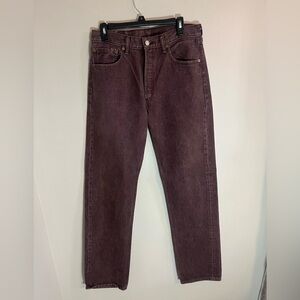 Levi’s 501 XX Button-Fly Brown Denim Jeans - 34 x 38